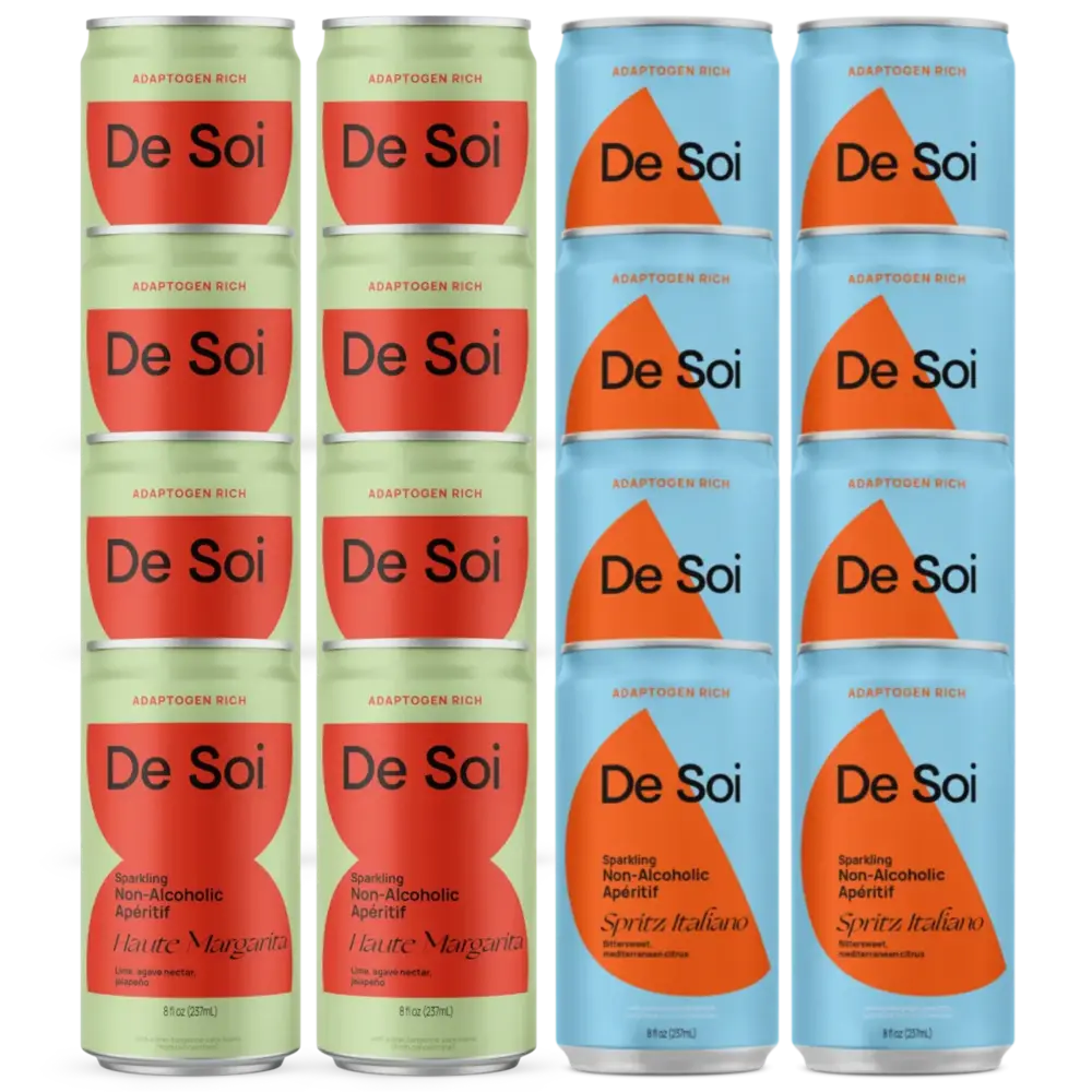 De Soi sparkling non-alcoholic aperitif haute spritz set