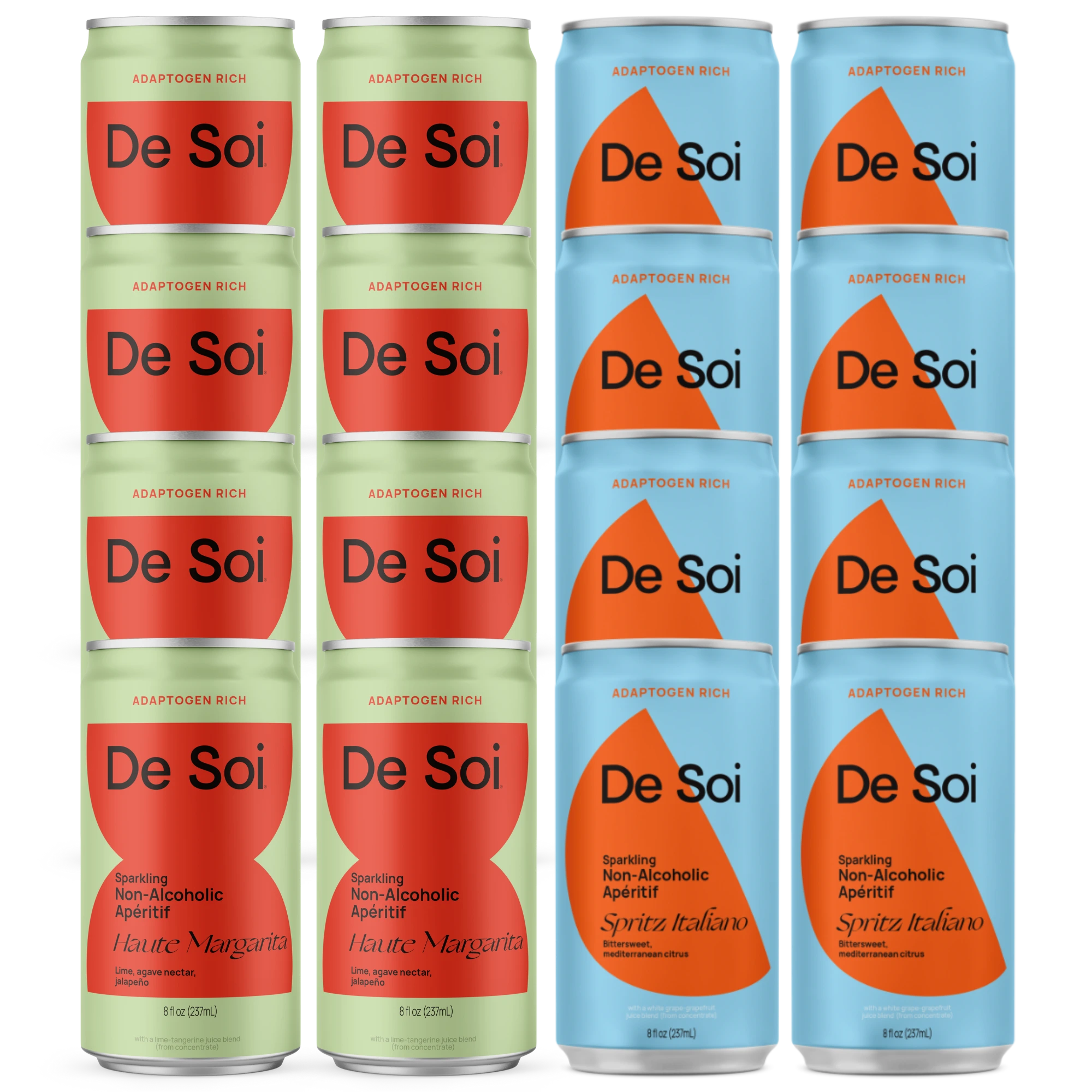 De Soi sparkling non-alcoholic aperitif haute spritz set