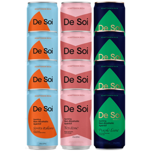 De Soi sparkling non-alcoholic aperitif toasting trio bundle