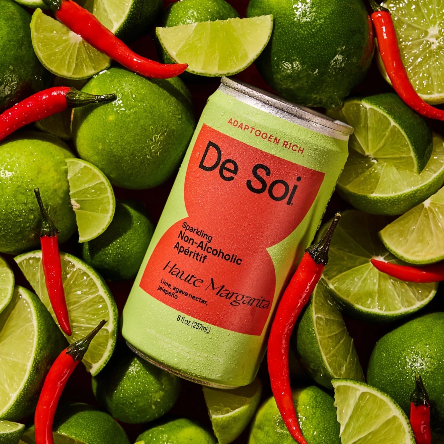 De Soi Haute Margarita 0% ABV non-alcoholic beverage with adaptogens