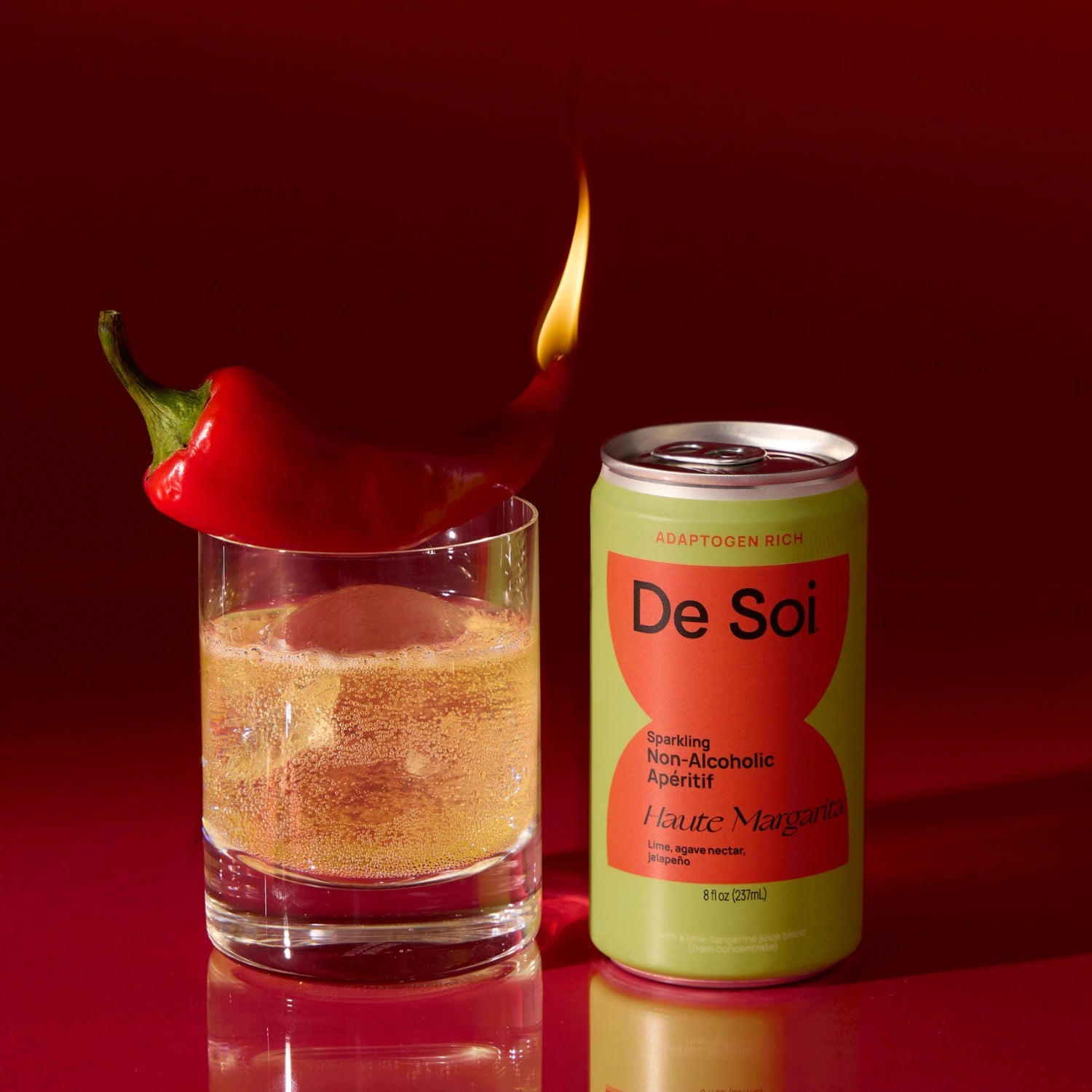 De Soi Haute Margarita 0% ABV non-alcoholic spicy margarita