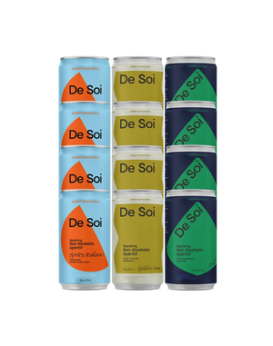 De Soi sparkling non-alcoholic aperitifs, spritz trio