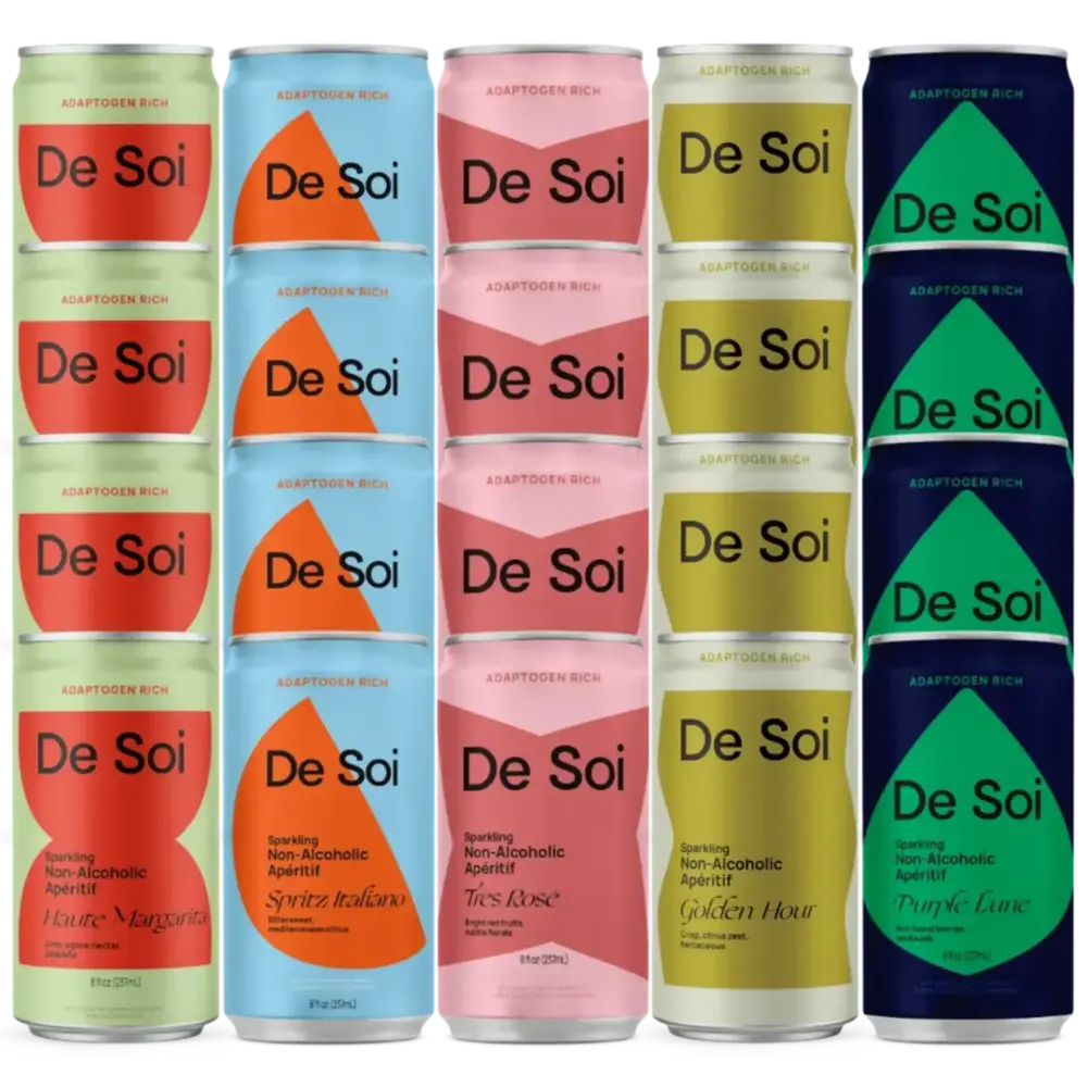 De Soi sparkling non-alcoholic aperitifs starter pack bundle